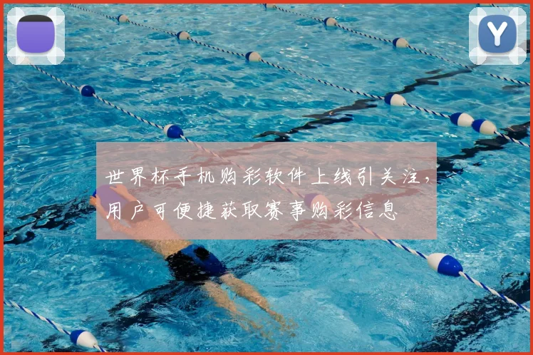 世界杯手机购彩软件上线引关注，用户可便捷获取赛事购彩信息